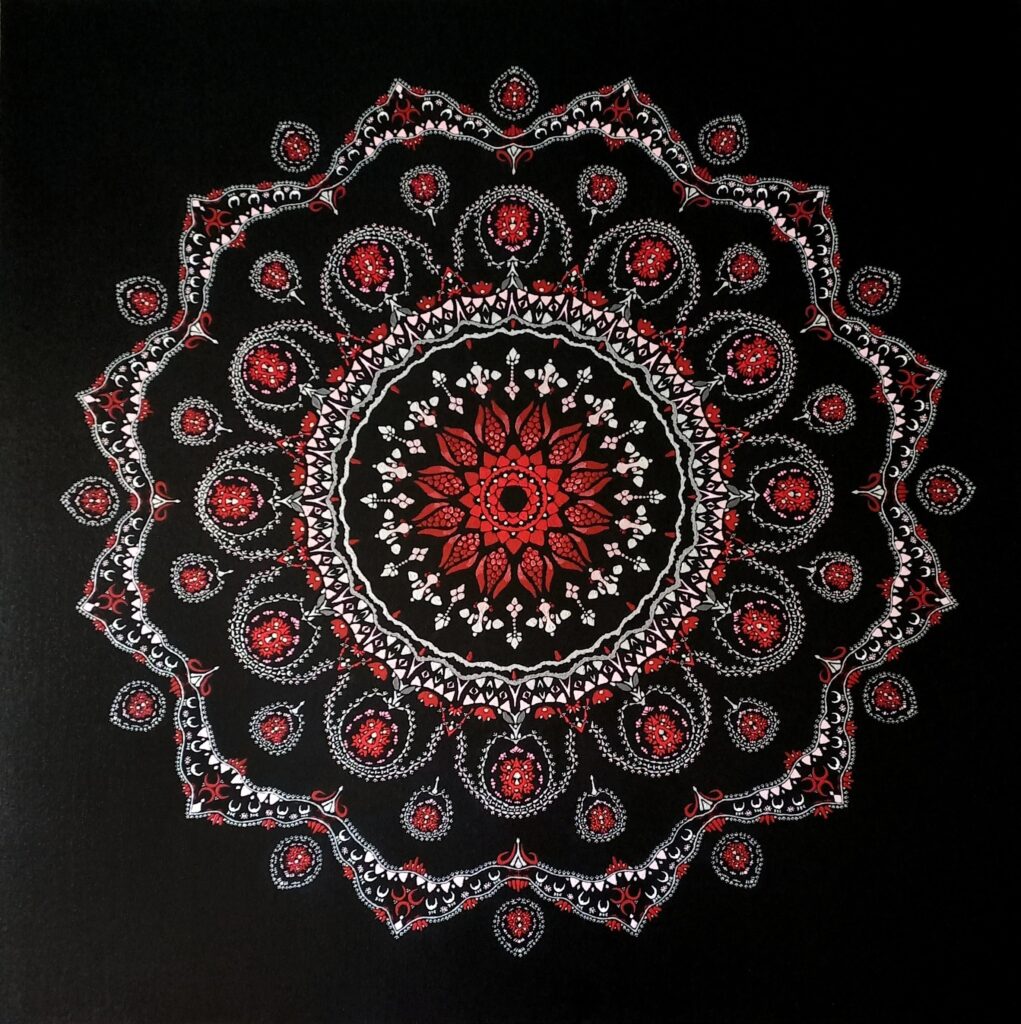 sacred art painting by Lebanese artist Theo Nassar, Lebanon art