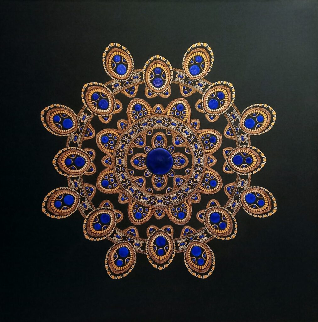 sacred art painting by Lebanese artist Theo Nassar, Lebanon art