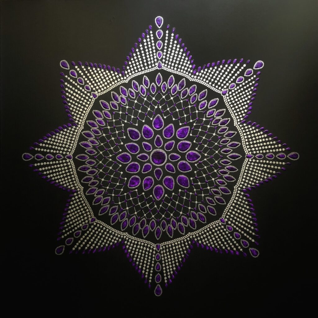 sacred art painting by Lebanese artist Theo Nassar, Lebanon art