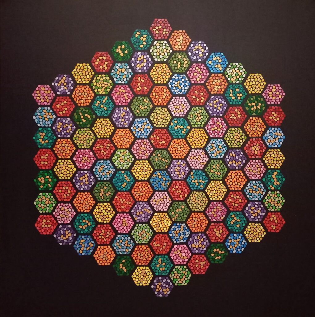 sacred art painting by Lebanese artist Theo Nassar, Lebanon art