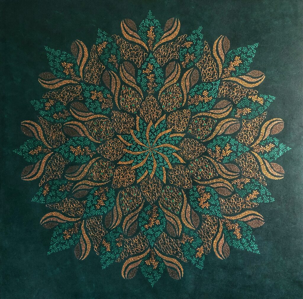 sacred art painting by Lebanese artist Theo Nassar, Lebanon art