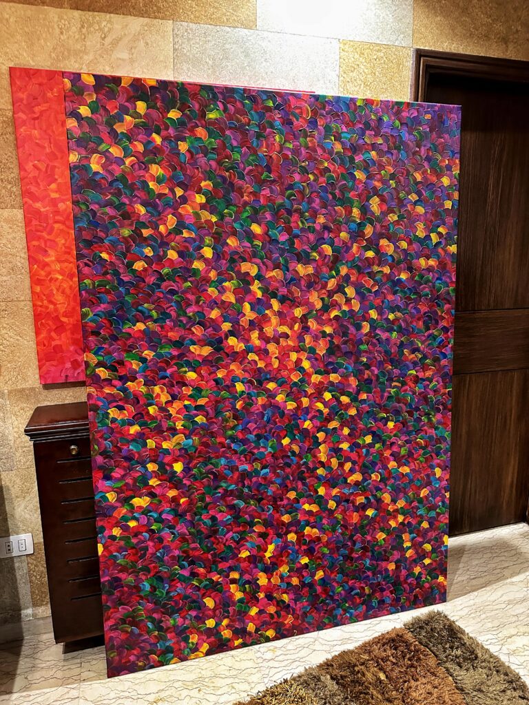 Abstract Painting by Lebanese artist Theo Nassar