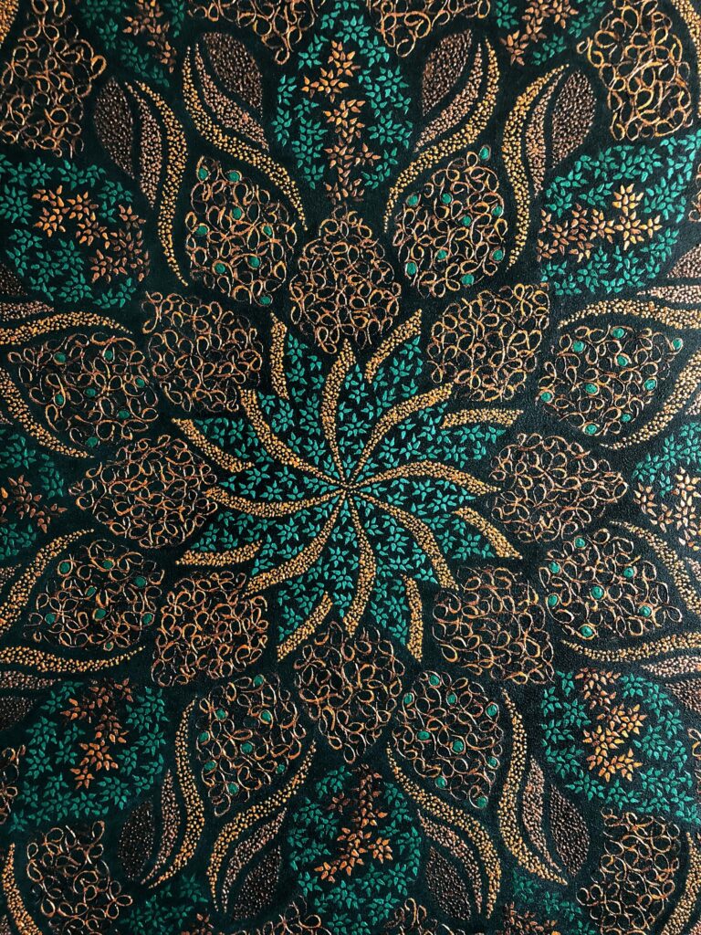 patterns painting by Lebanese artist Theo Nassar, Lebanon contemporary art