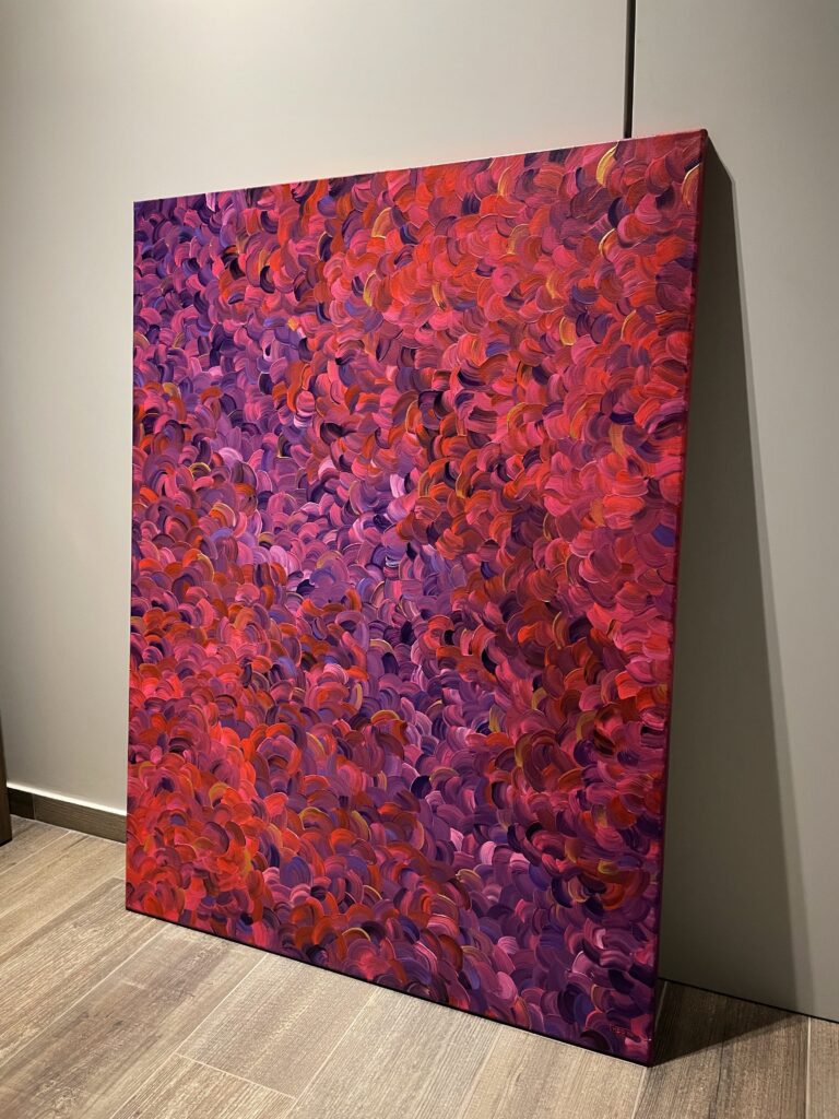 Abstract painting by Artist Theo NAssar
