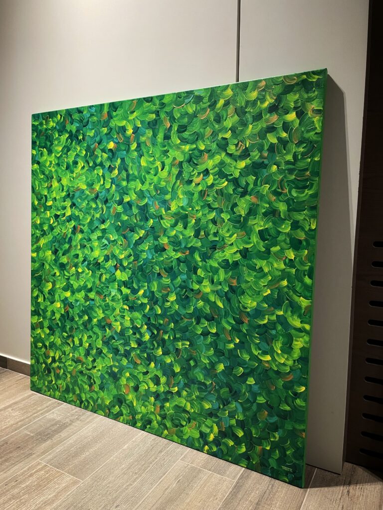 Abstract painting "Chloris" by Artist Theo Nassar