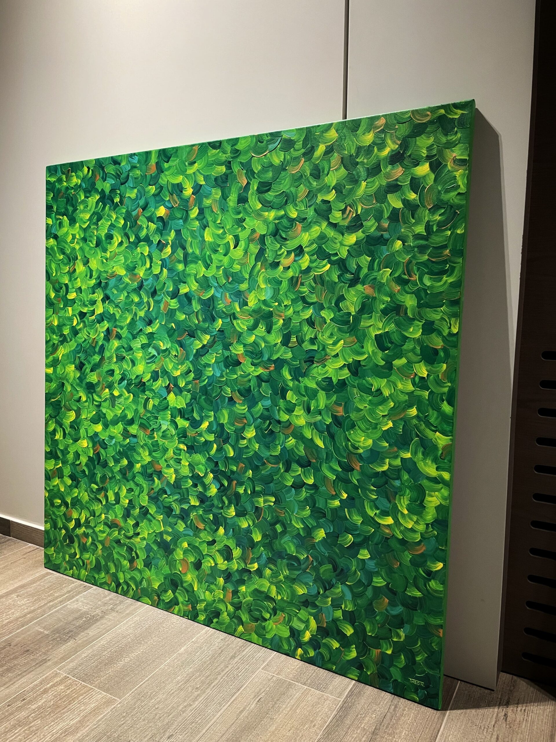 Abstract painting "Chloris" by Artist Theo Nassar