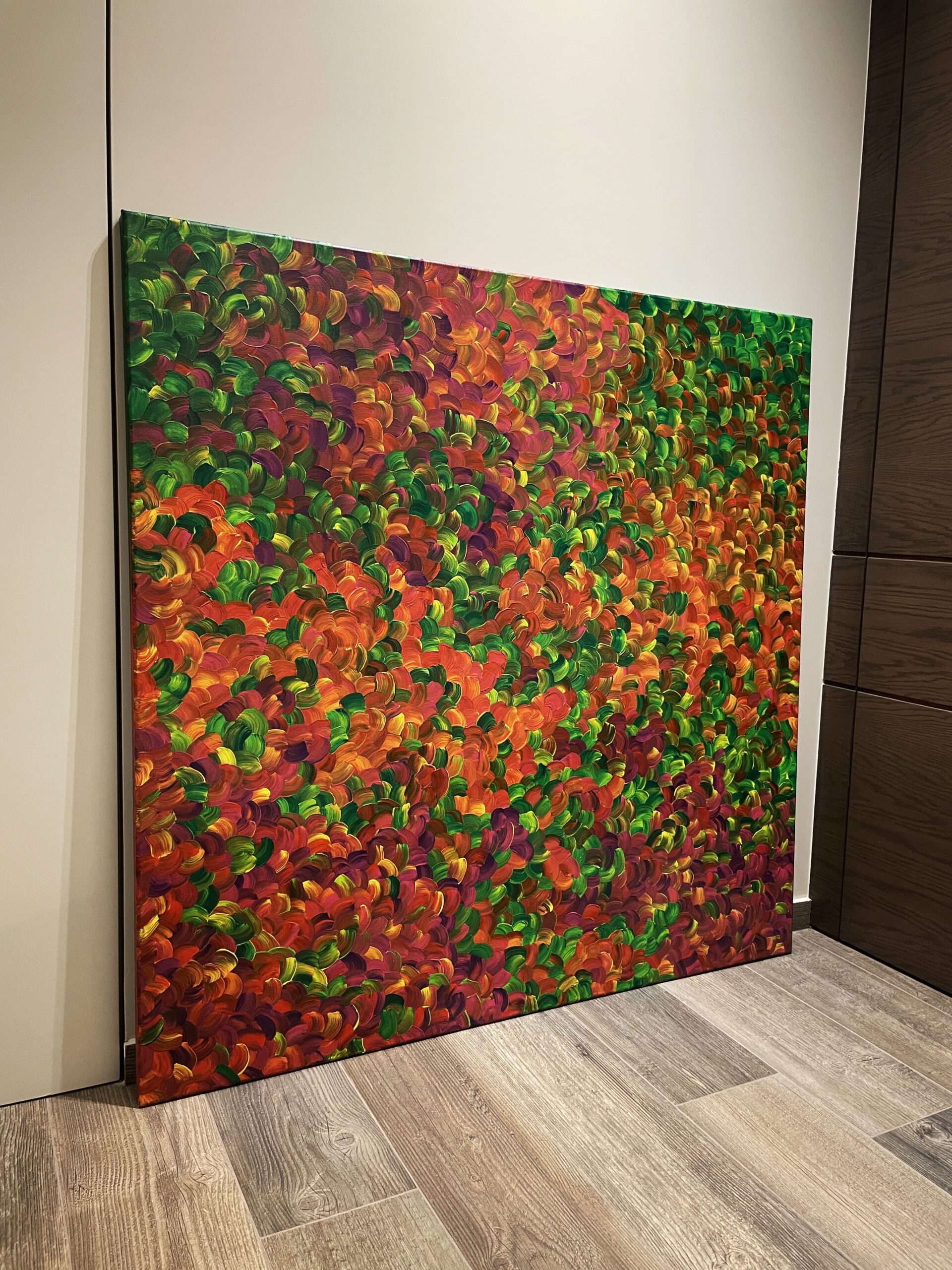 Home Abstract painting "Elysium" by artist Theo Nassar