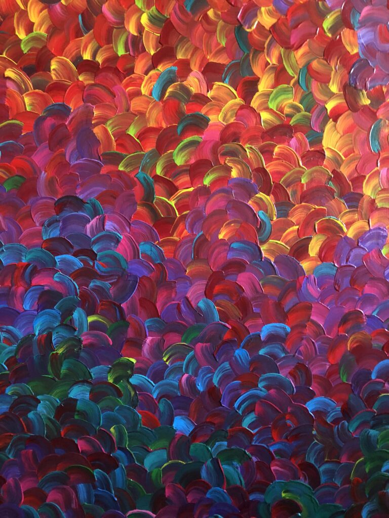 Abstract painting by Lebanese artist Theo Nassar, Art lebanon