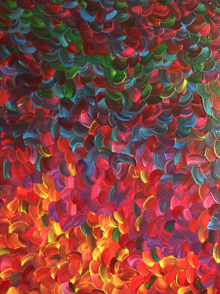 Abstract painting by Lebanese artist Theo Nassar, Art lebanon