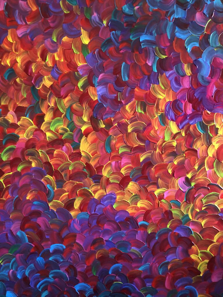 Abstract painting by Lebanese artist Theo Nassar, Art lebanon