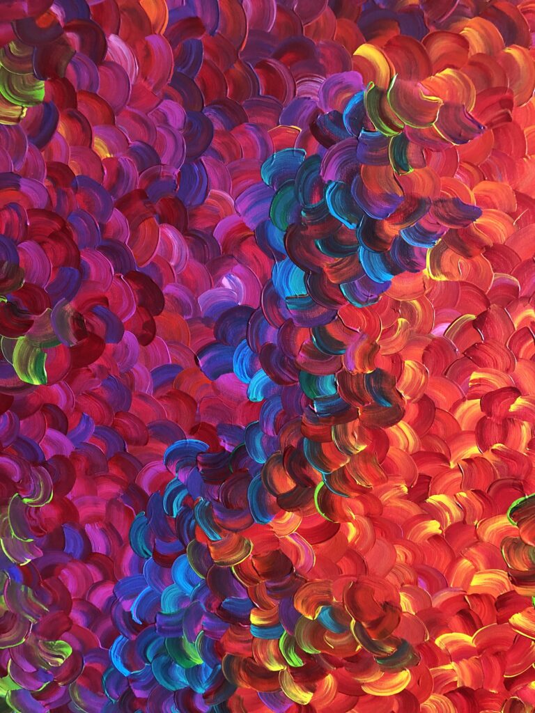 Abstract painting by Lebanese artist Theo Nassar, Art lebanon