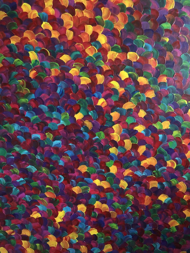 Abstract painting by Lebanese artist Theo Nassar, Art lebanon
