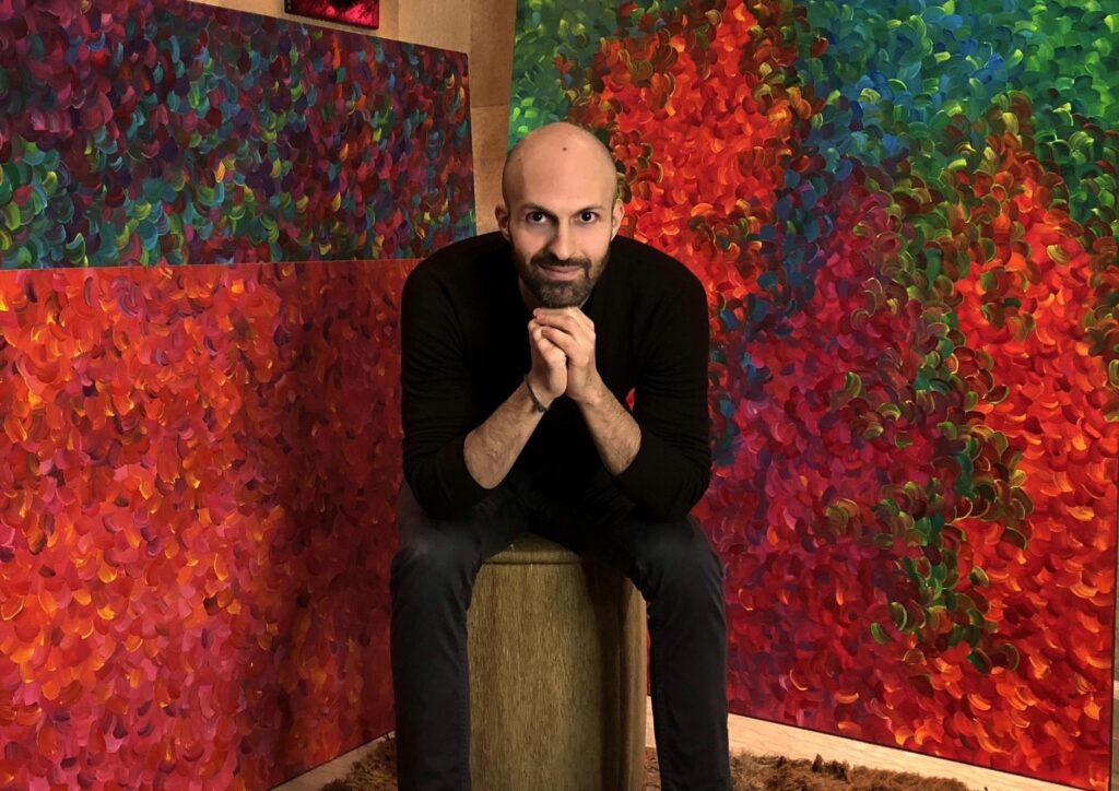 painting by Lebanese artist Theo Nassar, Lebanon contemporary art gallery
