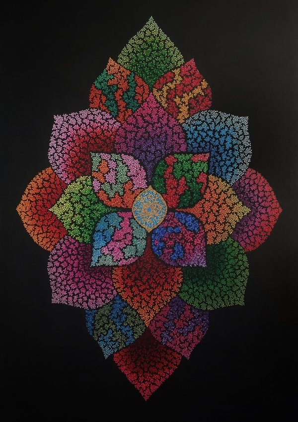 sacred art painting by Lebanese artist Theo Nassar, Lebanon art