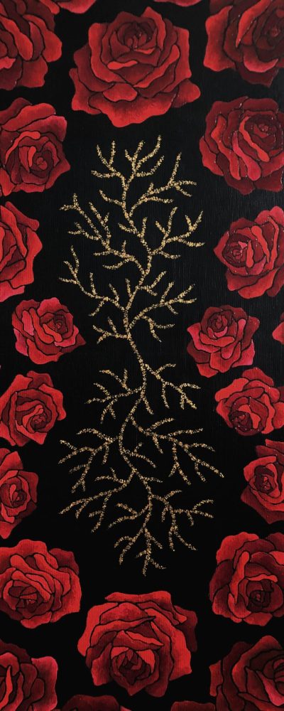 patterns painting by Lebanese artist Theo Nassar, Lebanon contemporary art